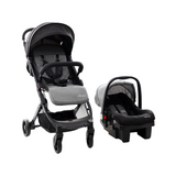 Coche + Moisés Travel System Argus (Gris y Negro)