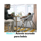 Silla para Comer "Beanstalk Gray" (6 en 1)