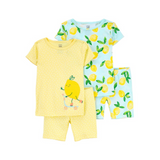 Pijama "Yellow Lemon" (4 Piezas)