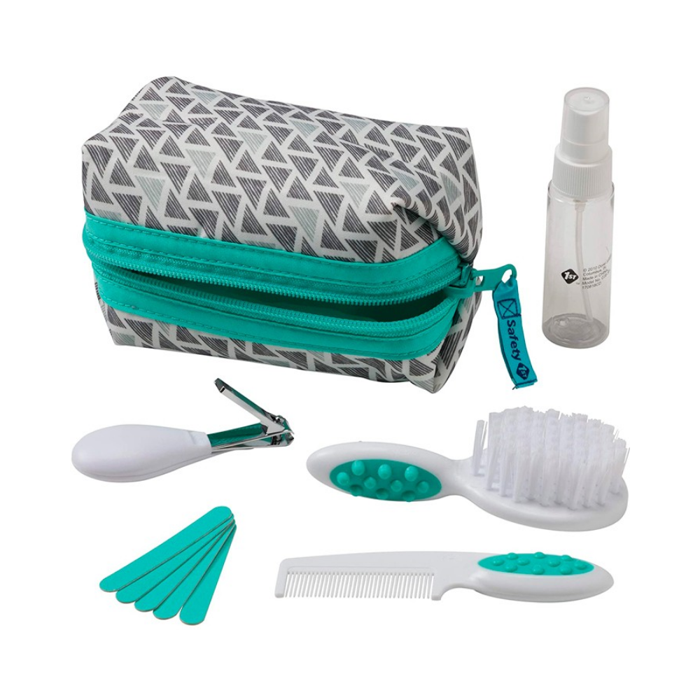  MKNZOME - Kit de aseo para bebé, 10 piezas, kit portátil de  cuidado del bebé con estuche de almacenamiento, kit de cuidado de la salud,  cepillo y peine para recién nacidos