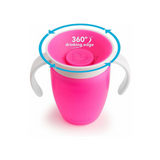 Vaso Miracle 360° 7oz con Asas + Tapa